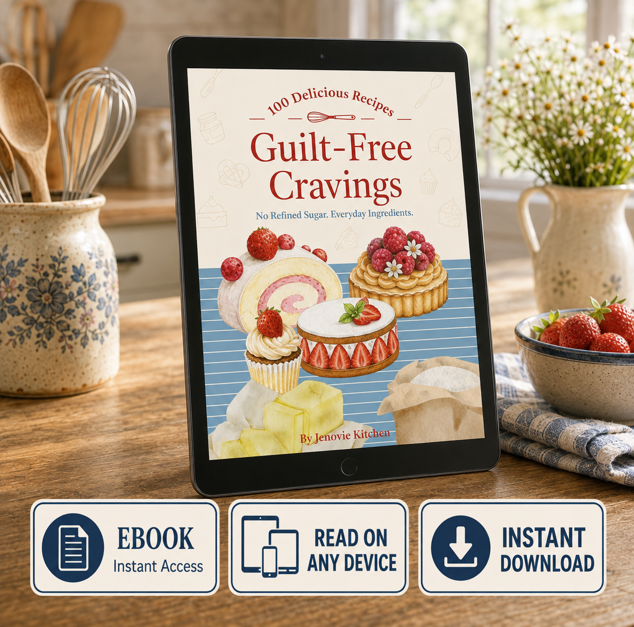 100 Guilt-Free Cravings - Everyday Ingredients, Quick & No Refined Sugar