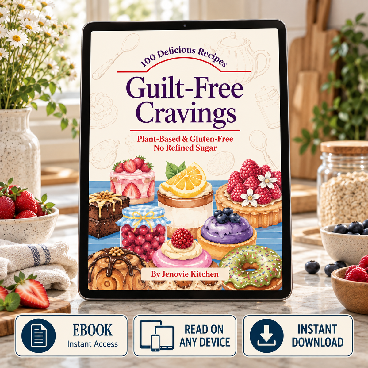 100 Guilt-Free Cravings - Gluten-Free & Plant-Based